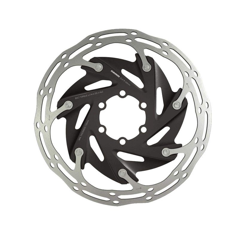 SRAM دوار فرامل قرصية SRAM CenterLine XR - 160 ملم 6 براغي فضي/أسود - Image 1